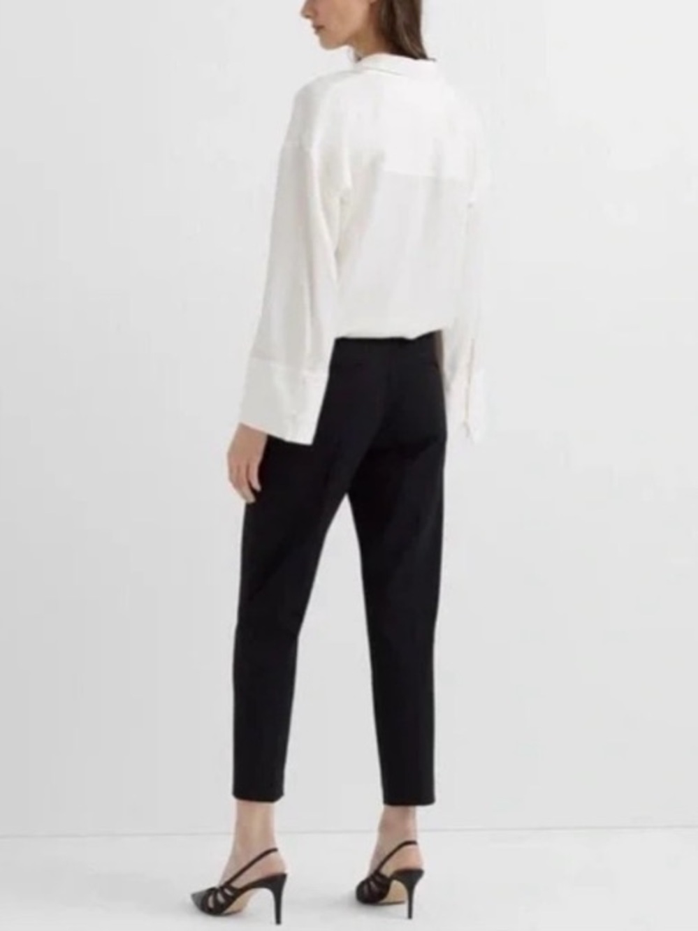 Club Monaco Crepe Pants - Size 6, black - Picture 2 of 7